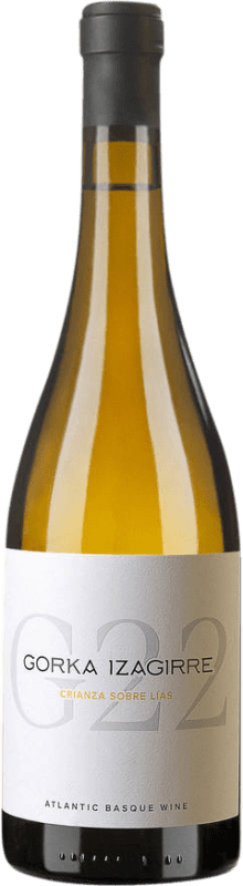 Envoi gratuit | Vin blanc Gorka Izagirre G22 Sec D.O. Bizkaiko Txakolina Espagne Hondarribi Zerratia 75 cl