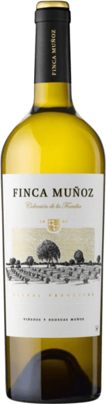 Envío gratis | Vino blanco Muñoz Martín Colección de la Familia Seco I.G.P. Vino de la Tierra de Castilla Castilla la Mancha España Chardonnay, Sauvignon Blanca 75 cl