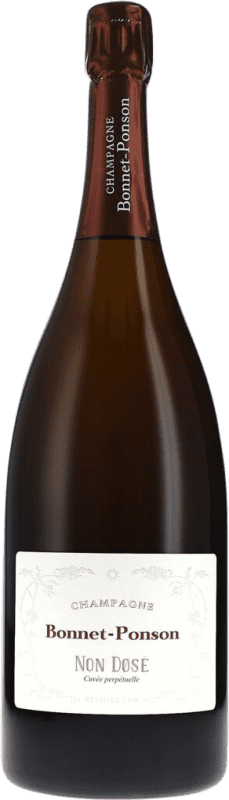Envoi gratuit | Blanc mousseux Bonnet Ponson Non Dosé Cuvée Perpétuelle Sec A.O.C. Champagne Champagne France Pinot Noir, Chardonnay Bouteille Magnum 1,5 L