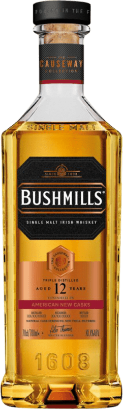 Envío gratis | Whisky Single Malt Bushmills Causeway Collection New American Oak Irlanda 12 Años 70 cl