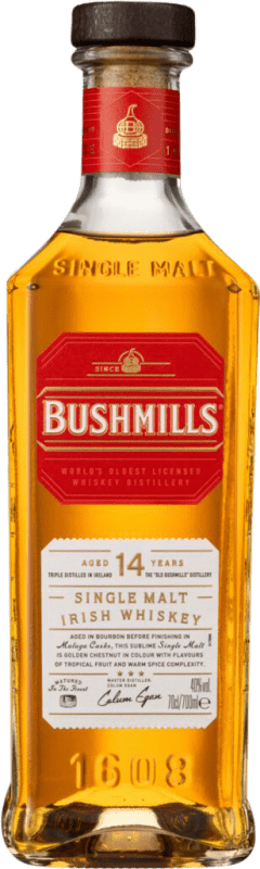 Envío gratis | Whisky Single Malt Bushmills Irlanda 14 Años 70 cl