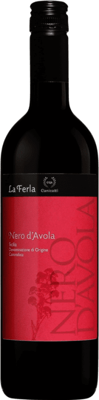 Envoi gratuit | Vin rouge Canicatti La Ferla D.O.C. Sicilia Sicile Italie Nero d'Avola 75 cl