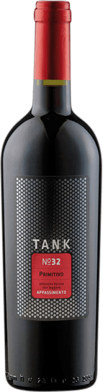 10,95 € | Red wine Cantine Minini Tank 32 Appassimento D.O.C. Sicilia Sicily Italy Primitivo 75 cl