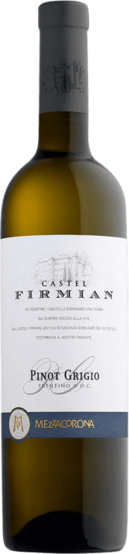 Envío gratis | Vino blanco Castel Firmian Seco D.O.C. Trentino Trentino Italia Pinot Gris 75 cl