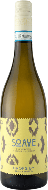 Бесплатная доставка | Белое вино Cecilia Beretta Drops D.O.C. Soave Венето Италия Garganega 75 cl