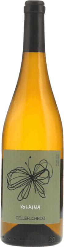 Envío gratis | Vino blanco Credo Volaina Seco D.O. Penedès Cataluña España Parellada 75 cl