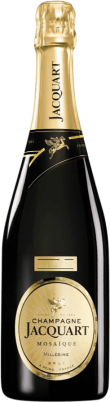 Envio grátis | Espumante branco Jacquart Millésimé Brut A.O.C. Champagne Reims França Pinot Preto, Chardonnay, Pinot Meunier 75 cl