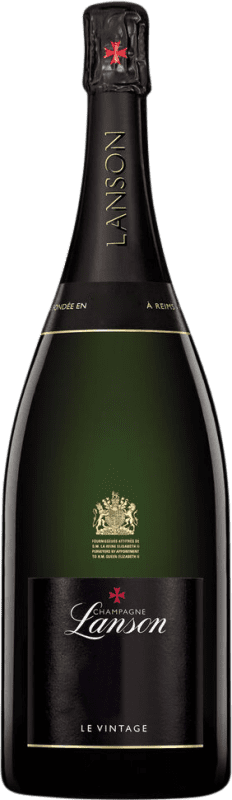 126,95 € 免费送货 | 白葡萄酒 Lanson Brut — 起泡酒 干型 Vintage A.O.C. Champagne 大瓶 — Magnum 1,5 L