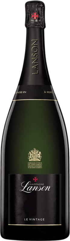 185,95 € Envio grátis | Vinho branco Lanson Le Vintage Brut A.O.C. Champagne Garrafa Magnum 1,5 L