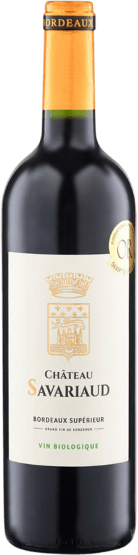 19,95 € Kostenloser Versand | Rotwein Châteaux de Bordeaux. Château Savariaud Trocken A.O.C. Bordeaux