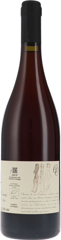 Envío gratis | Espumoso rosado Cinque Campi Fuorleggero Frizzante Rosato Seco I.G.T. Emilia Romagna Emilia-Romagna Italia Lambrusco 75 cl