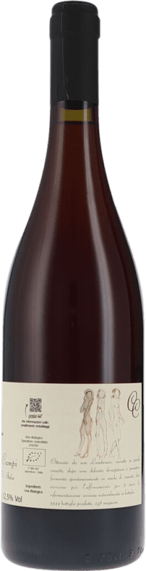 33,95 € Free Shipping | Rosé Sparkling Wine Cinque Campi Fuorleggero Seco — Dry Frizzante — Semi-Sparkling I.G.T. Emilia Romagna