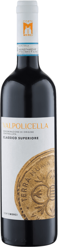 Free Shipping | Red Wine Corte Merci Terra Numa Seco — Dry Superior D.O.C. Valpolicella Veneto Italy Corvina, Rondinella, Corvinone 75 cl