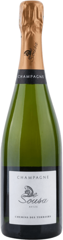 78,95 € Spedizione Gratuita | Spumante bianco De Sousa Chemins des Terroirs Brut A.O.C. Champagne
