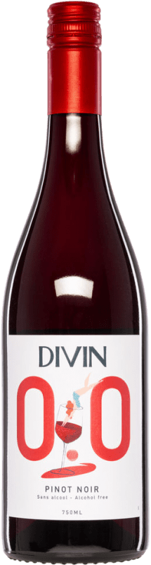 送料無料 | 赤ワイン Divin NoLow 0,0 セミドライ セミスイート I.G.P. Val de Loire ロワール フランス Pinot Black 75 cl アルコールなし