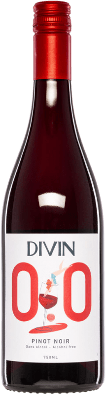 12,95 € | Красное вино Divin NoLow Semiseco — Полусухое I.G.P. Val de Loire Луара Франция Pinot Noir — Пино Нуар 75 cl 0.0 Ноль Ноль Без алкоголя