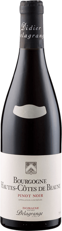 Free Shipping | Red wine Henri Delagrange Hautes Dry A.O.C. Côte de Beaune Burgundy France Pinot Black 75 cl