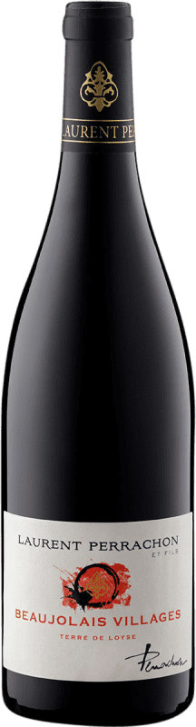 Бесплатная доставка | Красное вино Laurent Perrachon Terre de Loyse Rouge сухой A.O.C. Beaujolais-Villages Beaujolais Франция Gamay 75 cl