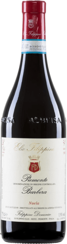 Kostenloser Versand | Rotwein Elio Filippino Nuela Seco — Trocken I.G.T. Grappa Piemontese Piemont Italien Barbera 75 cl