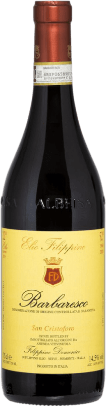 Spedizione Gratuita | Vino Rosso Elio Filippino San Cristoforo Seco — Secco D.O.C.G. Barbaresco Piemonte Italia Nebbiolo 75 cl