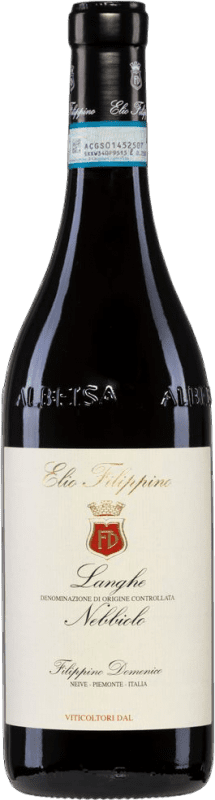 Spedizione Gratuita | Vino Rosso Elio Filippino Seco — Secco D.O.C. Langhe Piemonte Italia Nebbiolo 75 cl
