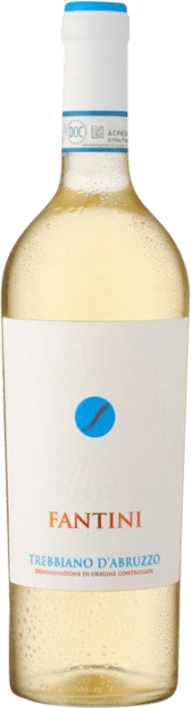 Free Shipping | White wine Fantini Dry D.O.C. Trebbiano d'Abruzzo Abruzzo Italy Trebbiano 75 cl