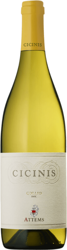 Envio grátis | Vinho branco Marchesi de' Frescobaldi Ammiraglia Attems Cicinis Seco D.O.C. Collio Friuli-Venezia Giulia Itália Sauvignon Branca 75 cl