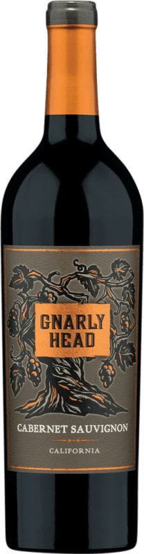 Бесплатная доставка | Красное вино Gnarly Head сухой I.G. California Калифорния Соединенные Штаты Cabernet Sauvignon 75 cl