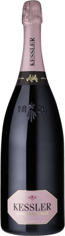 58,95 € Spedizione Gratuita | Spumante rosato Kessler Sekt Hochgewächs Rosé Secco Bottiglia Magnum 1,5 L