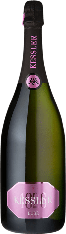 39,95 € Spedizione Gratuita | Spumante rosato Kessler Sekt Rosé Secco Bottiglia Magnum 1,5 L