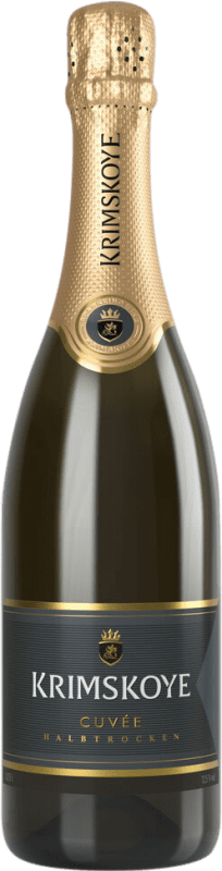 18,95 € | White sparkling Krimskoye Weiß Semi-Dry Semi-Sweet Moldova, Republic Sauvignon White, Rkatsiteli 75 cl