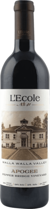 Free Shipping | Red wine L'Ecole Nº 41 Apogee Washington United States Merlot, Cabernet Sauvignon, Cabernet Franc, Malbec 75 cl