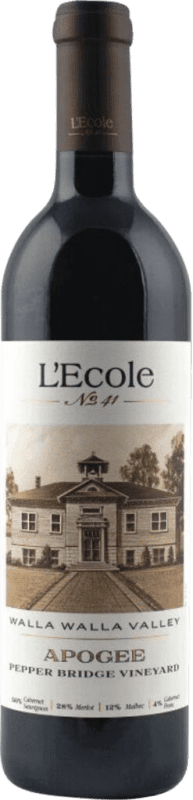 Spedizione Gratuita | Vino rosso L'Ecole Nº 41 Apogee Washington stati Uniti Merlot, Cabernet Sauvignon, Cabernet Franc, Malbec 75 cl
