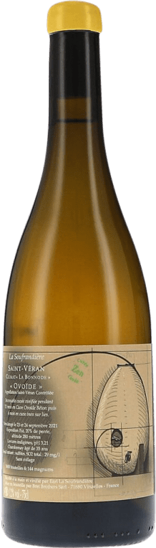 Envío gratis | Vino blanco La Soufrandière Climate La Bonnode Ovoide Zen Seco A.O.C. Saint-Véran Borgoña Francia Chardonnay 75 cl