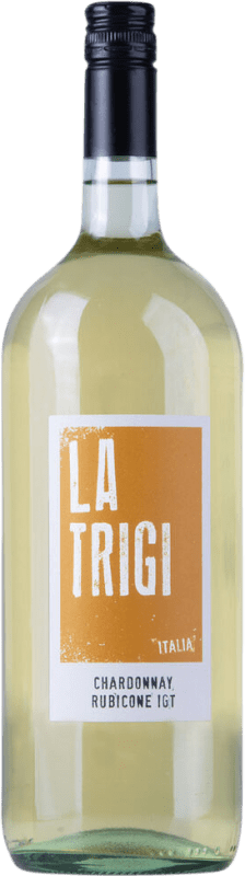 Free Shipping | White wine La Trigi Varietale Dry I.G.T. Veneto Veneto Italy Chardonnay Magnum Bottle 1,5 L