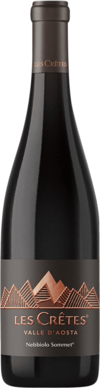 送料無料 | 赤ワイン Les Cretes Sommet ドライ D.O.C. Valle d'Aosta ヴァッレ・ダオスタ イタリア Nebbiolo 75 cl