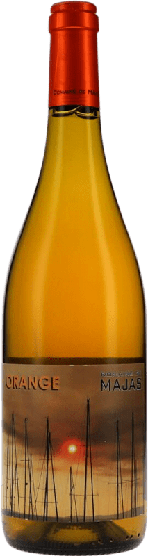 Free Shipping | White wine Domaine de Majas Orange Dry A.O.C. Côtes du Roussillon Roussillon France Sauvignon White 75 cl