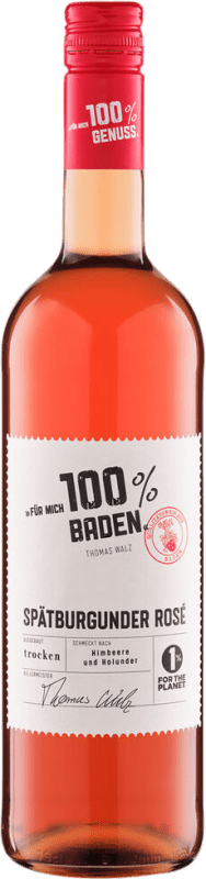 Free Shipping | Rosé wine Markgräfler Rosé Dry I.G. Baden Baden Germany Pinot Black 75 cl