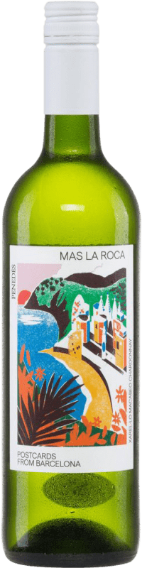 免费送货 | 白酒 Mas la Roca Blanco 干 D.O. Penedès 加泰罗尼亚 西班牙 Macabeo, Xarel·lo, Chardonnay 75 cl