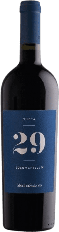 17,95 € 免费送货 | 红葡萄酒 MenhirSalento Sussumaniello Quota 29 Seco — 干型 I.G.T. Puglia