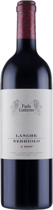 Бесплатная доставка | Красное вино Paolo Conterno A Mont сухой D.O.C. Langhe Пьемонте Италия Nebbiolo 75 cl