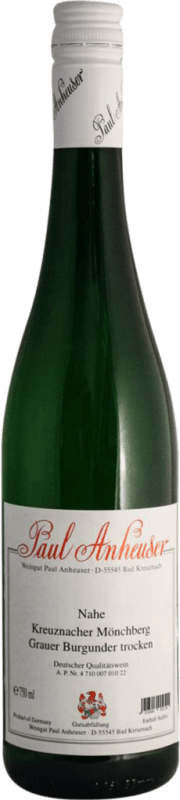 送料無料 | 白ワイン Paul Anheuser ドライ Q.b.A. Nahe Nahe ドイツ Pinot Grey 75 cl