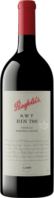 Бесплатная доставка | Красное вино Penfolds Bin 798 RWT I.G. Barossa Valley Долина Баросса Австралия Syrah бутылка Магнум 1,5 L