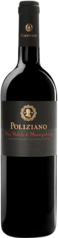 Kostenloser Versand | Rotwein Poliziano Nobile Trocken D.O.C. Montepulciano d'Abruzzo Toskana Italien Prugnolo Gentile Magnum-Flasche 1,5 L