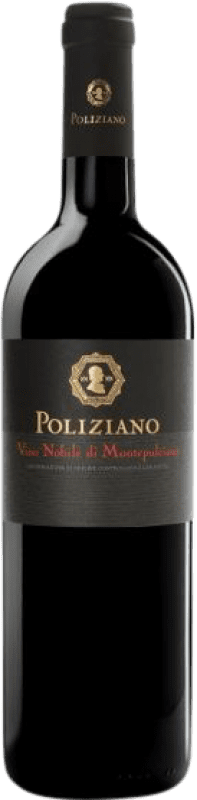 Envoi gratuit | Vin rouge Poliziano Nobile Sec D.O.C. Montepulciano d'Abruzzo Toscane Italie Prugnolo Gentile Bouteille Magnum 1,5 L