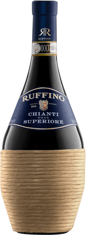 Envío gratis | Vino tinto Ruffino Superiore Seco D.O.C.G. Chianti Italia Merlot, Cabernet Sauvignon, Sangiovese 75 cl