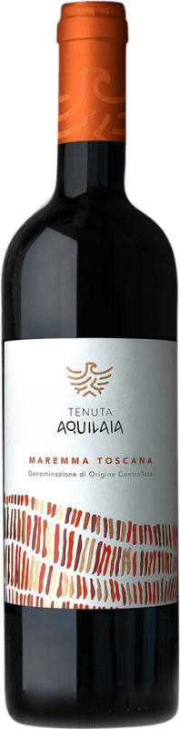 Free Shipping | Red Wine Tenuta Aquilaia Seco — Dry D.O.C. Maremma Toscana Italy Sangiovese, Petit Verdot 75 cl