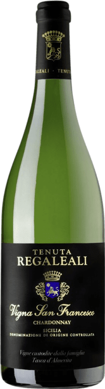 Бесплатная доставка | Белое вино Tenuta Regaleali Vigna San Francesco D.O.C. Sicilia Сицилия Италия Chardonnay 75 cl