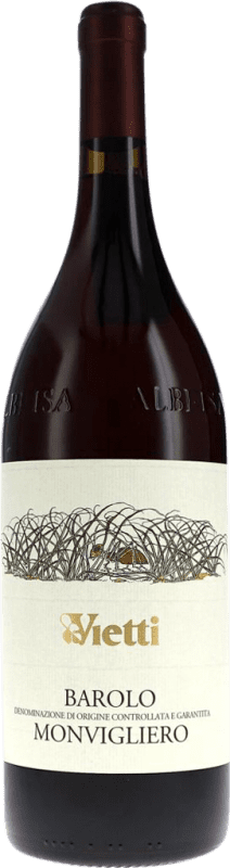Spedizione Gratuita | Vino rosso Vietti Monvigliero Secco D.O.C.G. Barolo Piemonte Italia Nebbiolo Bottiglia Magnum 1,5 L