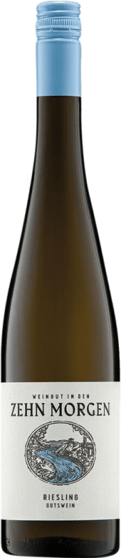 Envio grátis | Vinho branco Zehn Morgen Seco Q.b.A. Nahe Nahe Alemanha Riesling 75 cl